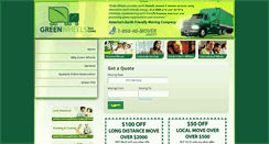 Desktop Screenshot of greenwheelsmoving.com